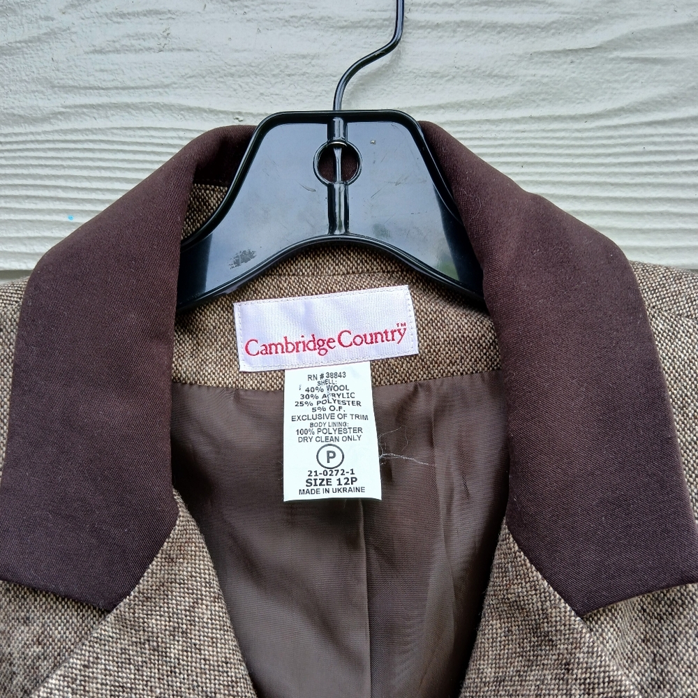 Tweed ,Wool, Patch Elbow Jacket - image 2